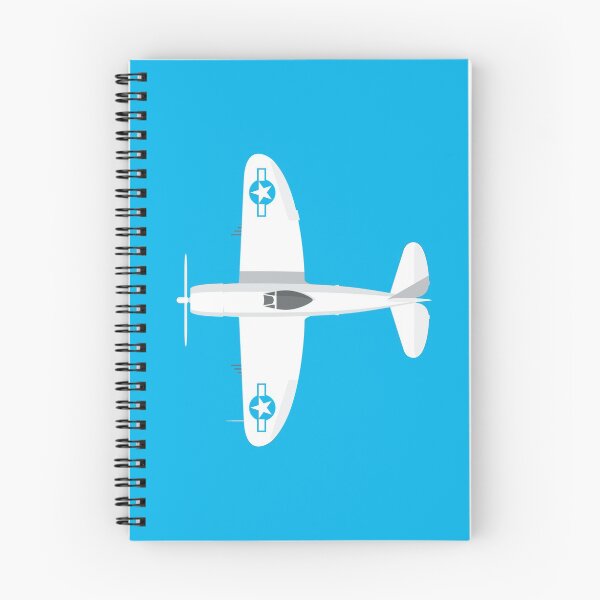 Item preview, P-47 WWII Fighter Aircraft - Cyan Landscape designed and sold by VoodooCircus.