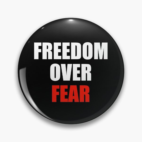 Item preview, Freedom over fear designed and sold by Creative-draw.