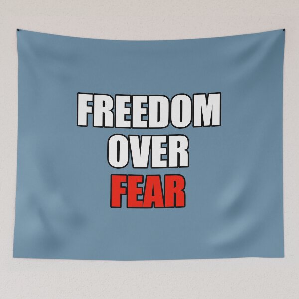 Item preview, Freedom over fear designed and sold by Creative-draw.