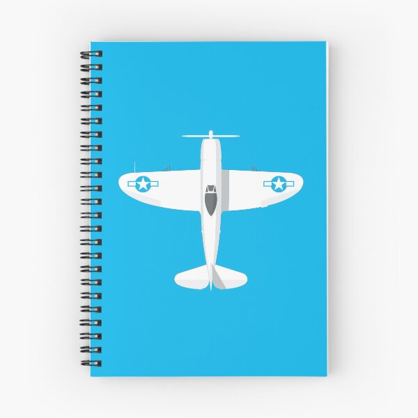 Item preview, P-47 WWII Fighter Aircraft - Cyan designed and sold by VoodooCircus.