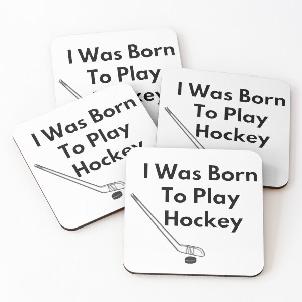 Item preview, Born to play hockey designed and sold by nadiahaq.