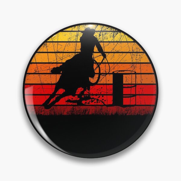Item preview, Retro Vintage Sunset Funny Barrel Racing Gift for Barrel Racer designed and sold by xtocky.