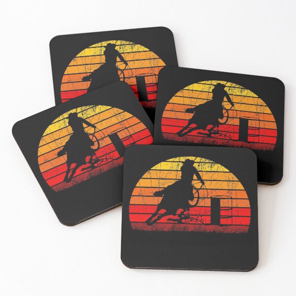 Item preview, Retro Vintage Sunset Funny Barrel Racing Gift for Barrel Racer designed and sold by xtocky.
