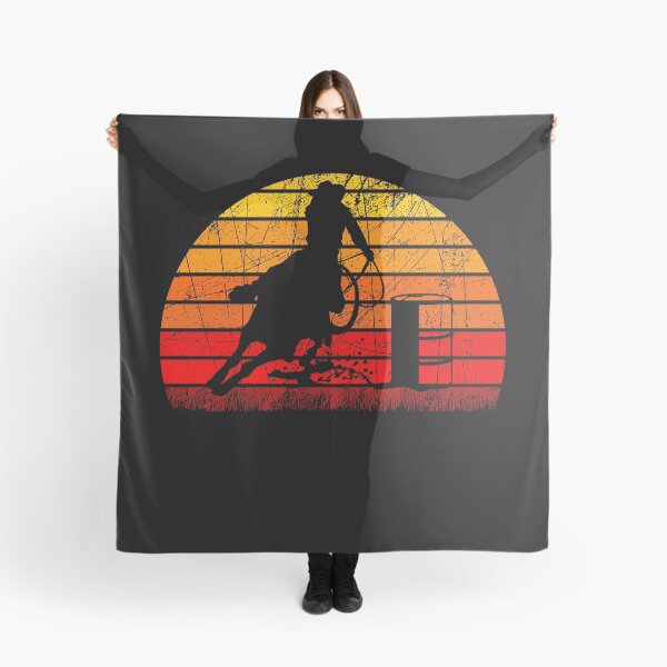 Item preview, Retro Vintage Sunset Funny Barrel Racing Gift for Barrel Racer designed and sold by xtocky.