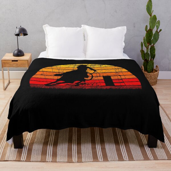 Item preview, Retro Vintage Sunset Funny Barrel Racing Gift for Barrel Racer designed and sold by xtocky.