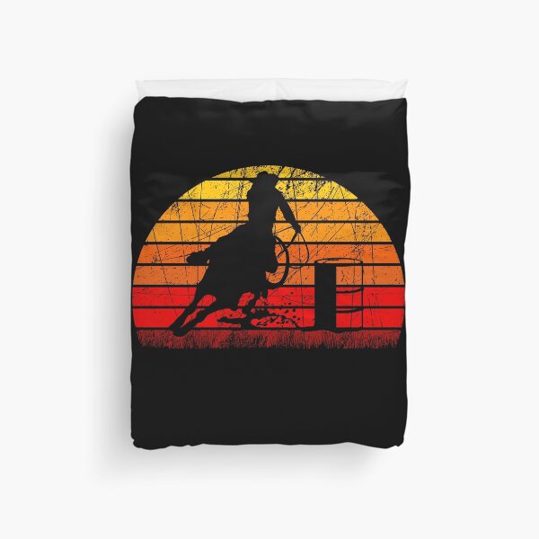 Item preview, Retro Vintage Sunset Funny Barrel Racing Gift for Barrel Racer designed and sold by xtocky.