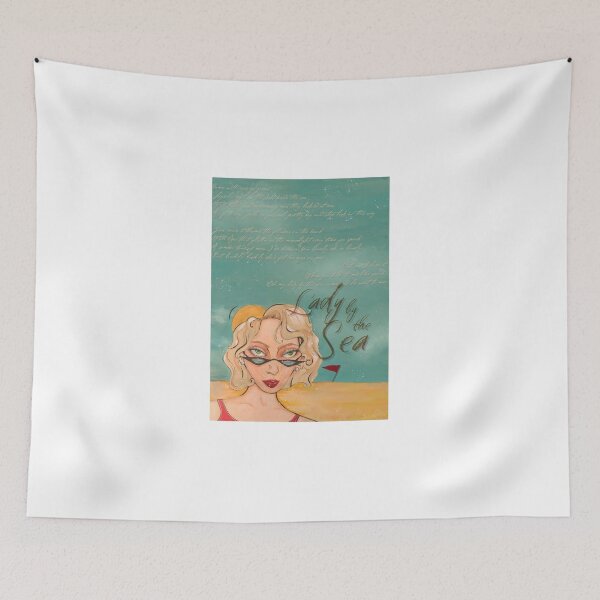 Item preview, Lady by the Sea - Stephen Sanchez typographic designed and sold by hilariffic.