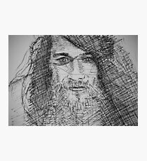 Ink Portrait Photographic Print