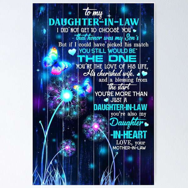 Item preview, A mi nuera - Galaxy Butterfly - The One - Póster designed and sold by JanArt65.