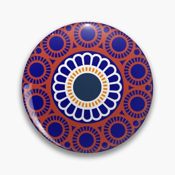 Item preview, Zeeuwse Knop Mandala - Red White Blue designed and sold by DiChorsini.