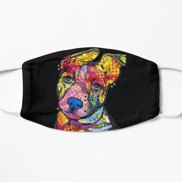 Pitbull Color Dog Lovers Flat Mask