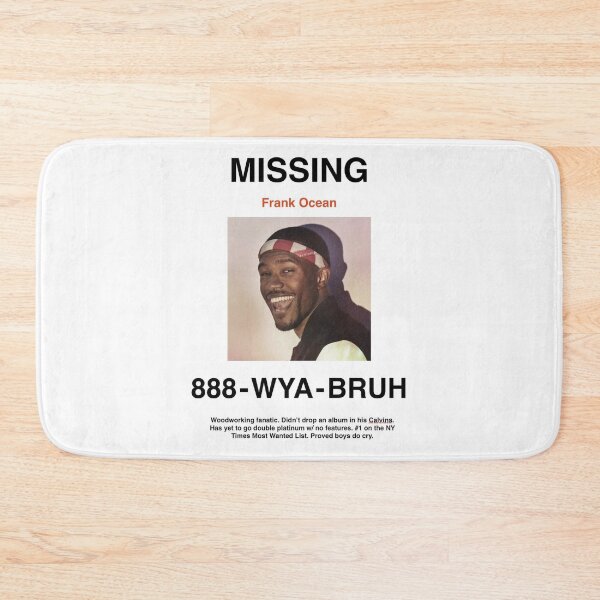 Item preview, Frank Ocean Missing Poster designed and sold by Nick-Mckenzie.