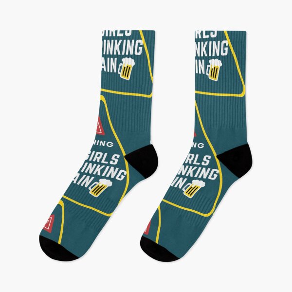 Item preview, Warning The Girls Are Drinking Again designed and sold by mewsis.