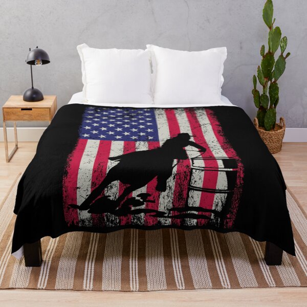 Item preview, American Flag 4th July Patriotic Barrel Racing Gift for Barrel Racer designed and sold by xtocky.