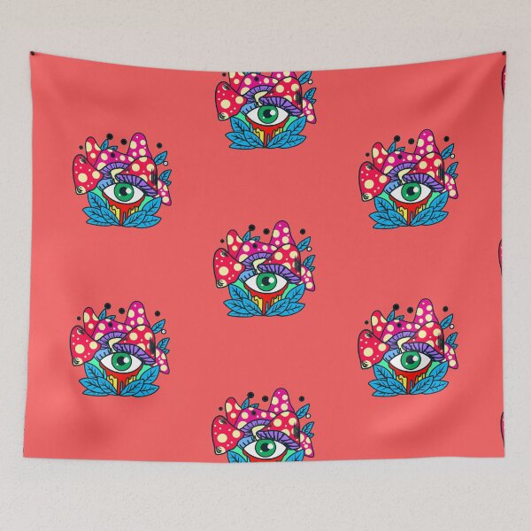 Item preview, Colorful Mushrooms  designed and sold by Sai Wanna.
