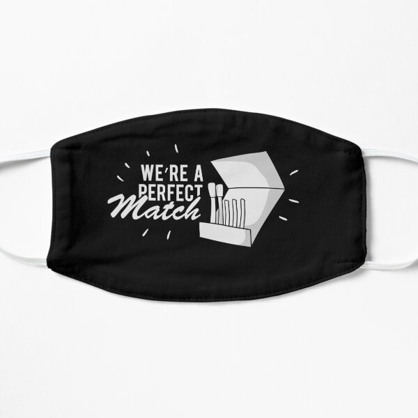 Wir passen perfekt zusammen Flache Maske