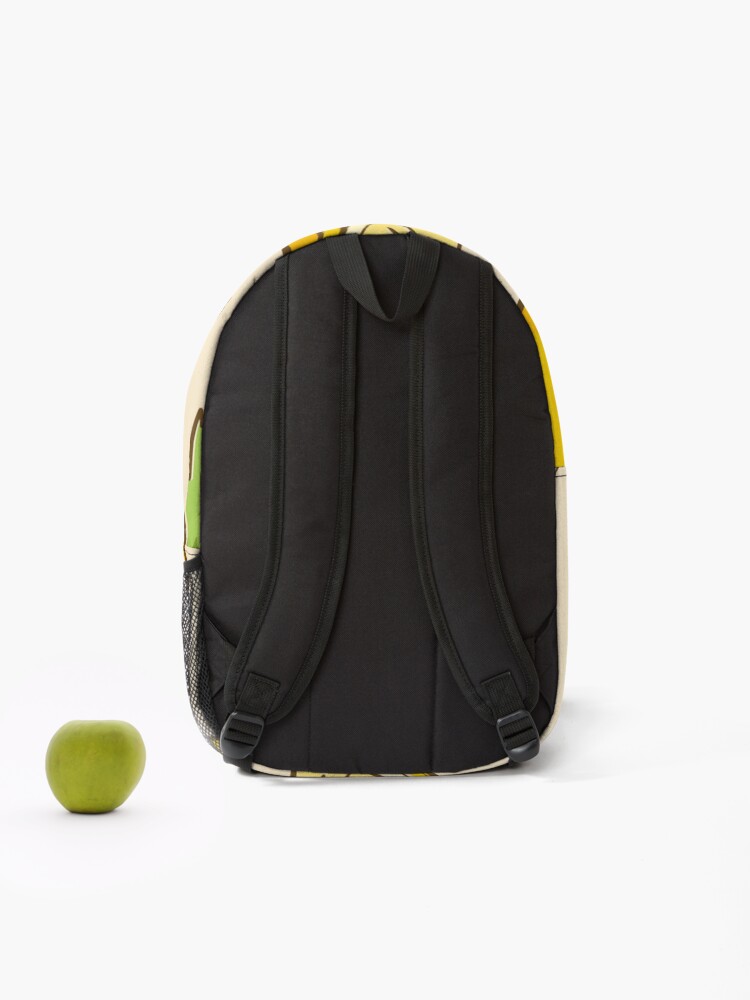 Thumbnail 2 of 3, Backpack, Lemon | Lemon pattern designed and sold by DerSenat.