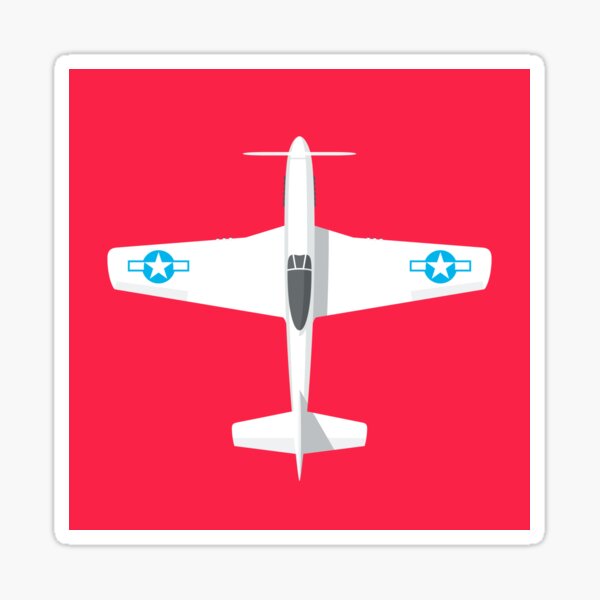 Item preview, P-51 Fighter Aircraft - Portrait Crimson designed and sold by VoodooCircus.