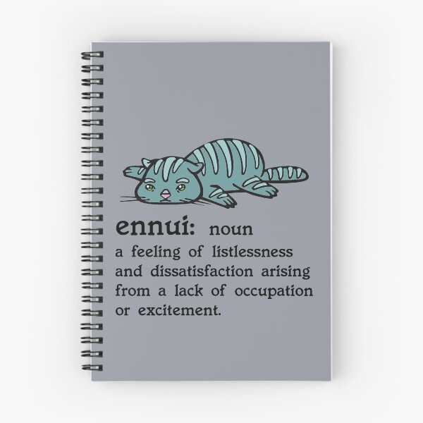 Item preview, ENNUI KITTY/ busy doing nothing  designed and sold by sandpiperstudio.