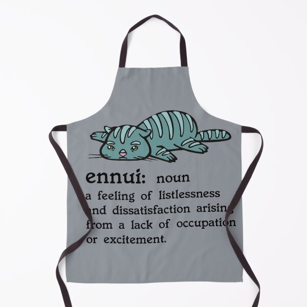 Item preview, ENNUI KITTY/ busy doing nothing designed and sold by sandpiperstudio.