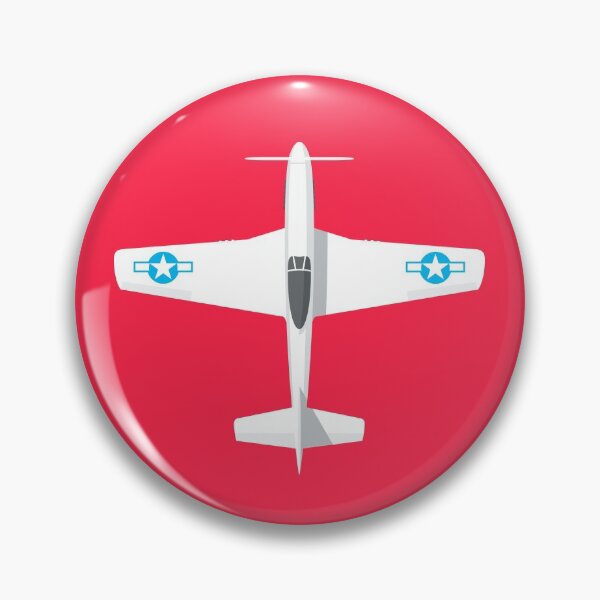 Item preview, P-51 Fighter Aircraft - Portrait Crimson designed and sold by VoodooCircus.