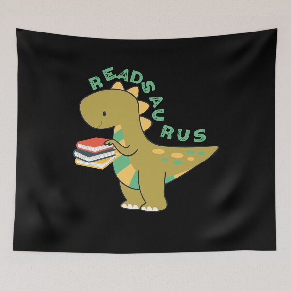 Aperçu de l'œuvre Readosaurus | Funny Dinosaur Reading Book Lover Gift créée et vendue par arishok.