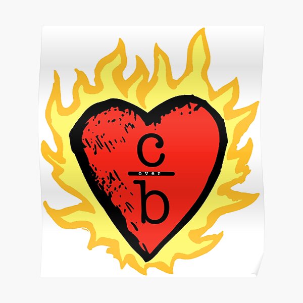 clothes over bros heart logo Poster