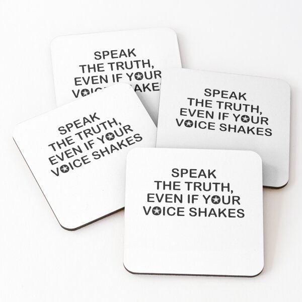 Item preview, Speak the truth, even if your voice shakes funny quote designed and sold by taby2you.