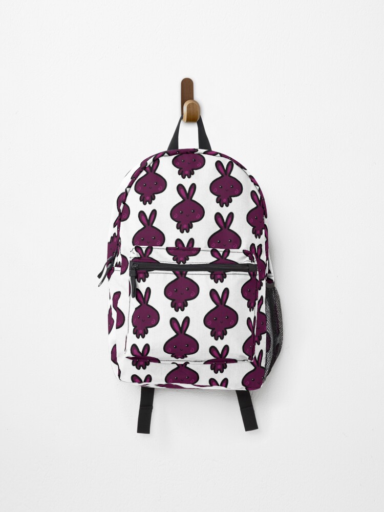 Thumbnail 1 of 3, Backpack, Purple Rabbit designed and sold by monster2me.