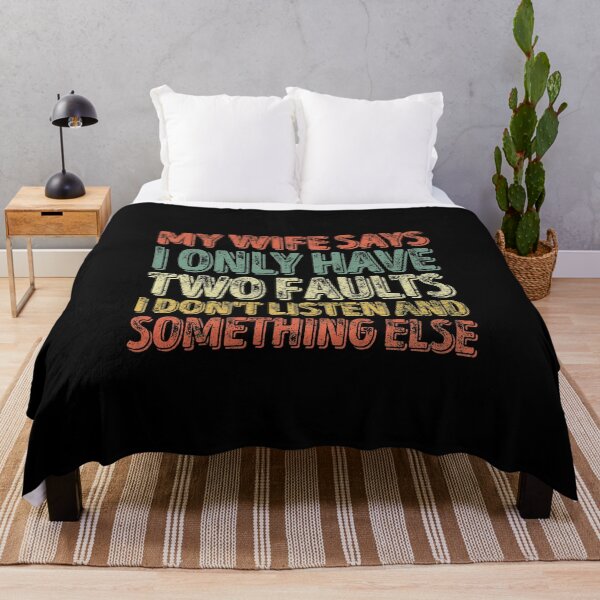 Item preview, My Wife Says I Only Have Two Faults Shirt Christmas Gift designed and sold by KuznecovaDesign.
