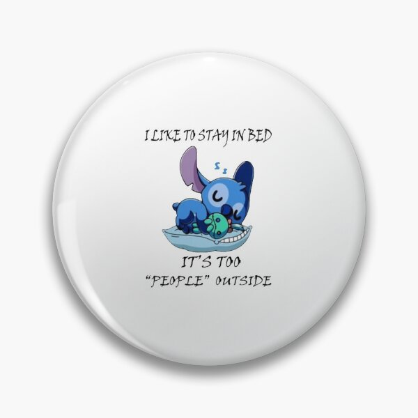 Item preview, I Like To Stay In Bed It’s Too Peopley Outside Stitchhh designed and sold by gluco2811.