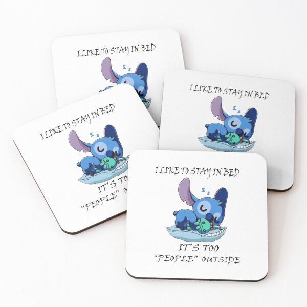Item preview, I Like To Stay In Bed It’s Too Peopley Outside Stitchhh designed and sold by gluco2811.