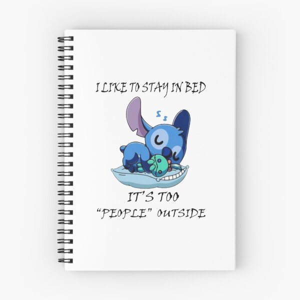 Item preview, I Like To Stay In Bed It’s Too Peopley Outside Stitchhh designed and sold by gluco2811.