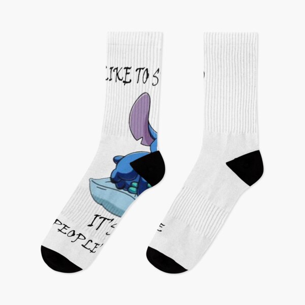 Item preview, I Like To Stay In Bed It’s Too Peopley Outside Stitchhh designed and sold by gluco2811.