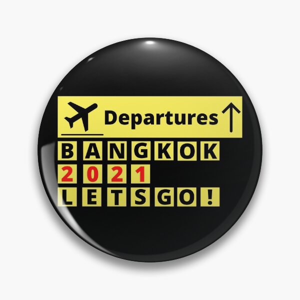Item preview, Depart to Bangkok - Airport Sign designed and sold by Scubaloppy.