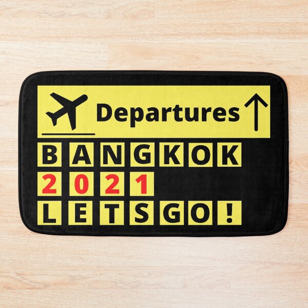 Item preview, Depart to Bangkok - Airport Sign designed and sold by Scubaloppy.