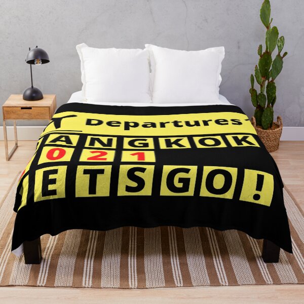 Item preview, Depart to Bangkok - Airport Sign designed and sold by Scubaloppy.