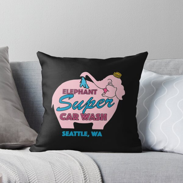 Item preview, Elephant Car Wash T-ShirtPink Elephant Car Wash designed and sold by TomHiddleston79.