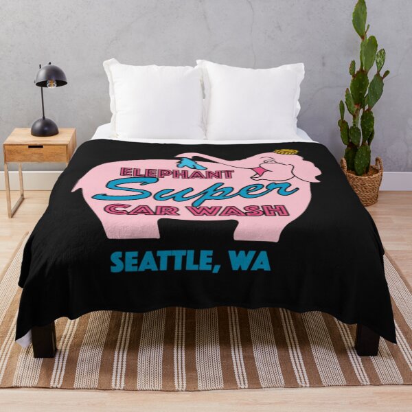 Item preview, Elephant Car Wash T-ShirtPink Elephant Car Wash designed and sold by TomHiddleston79.