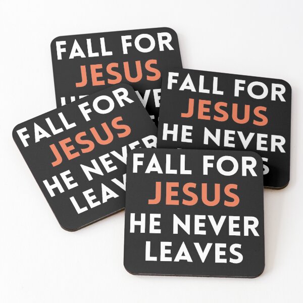 Item preview, Fall for Jesus He Never Leaves | Fall Shirt | Autumn Shirt | Christian designed and sold by Nadisth.