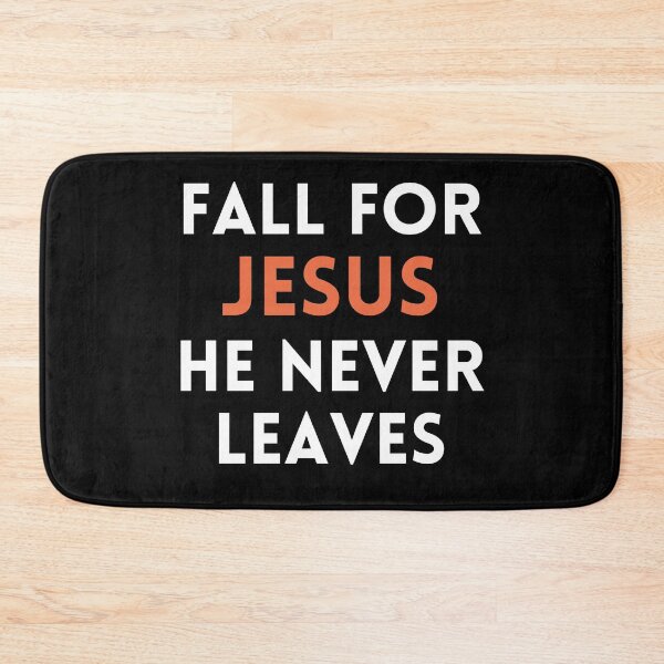 Item preview, Fall for Jesus He Never Leaves | Fall Shirt | Autumn Shirt | Christian designed and sold by Nadisth.
