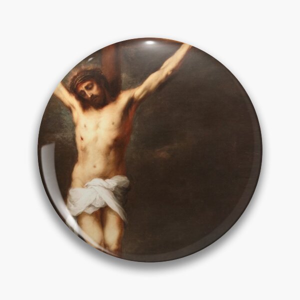 Item preview, Bartolomé Esteban Murillo: The crucified Christ Crucifix   - classic Passion of Jesus Christ designed and sold by Qrhoo.