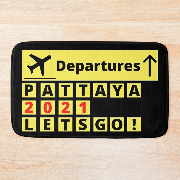 Item preview, Depart to Pattaya - Airport Sign designed and sold by Scubaloppy.