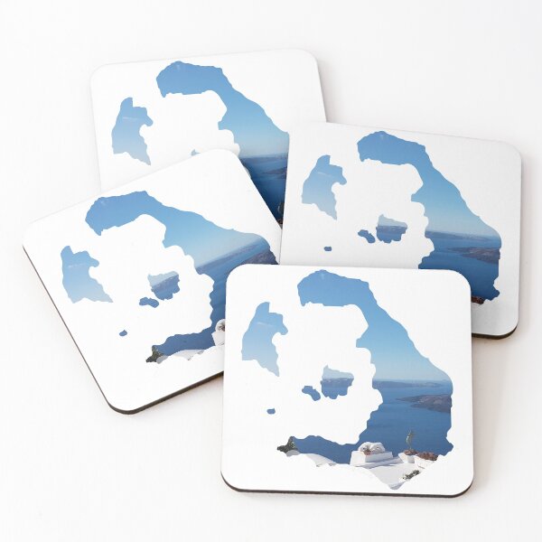 Item preview, Santorini Bay - Thira, Neo Kameni & Thirasia (Greece) designed and sold by nabeArtist.
