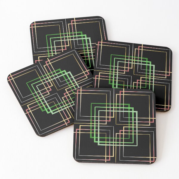 Item preview, Triple rectangle repeat pattern designed and sold by Jamial.