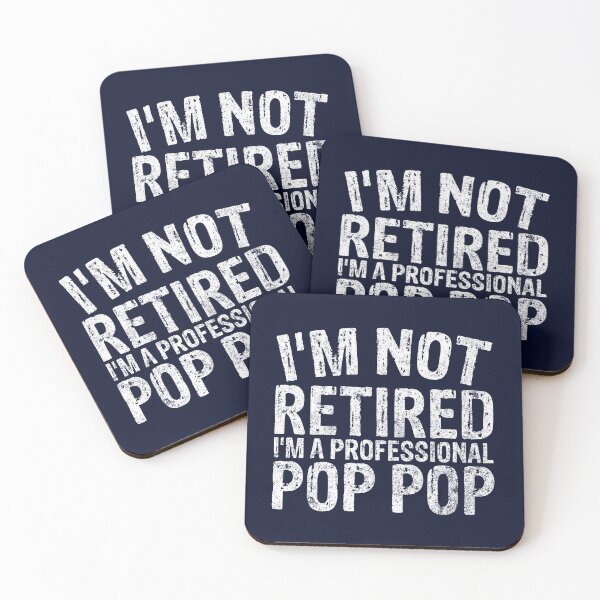 Artikelvorschau, Ich bin nicht im Ruhestand Ich bin ein professionelles Pop-Pop-Shirt Weihnachten entworfen und verkauft von KuznecovaDesign.