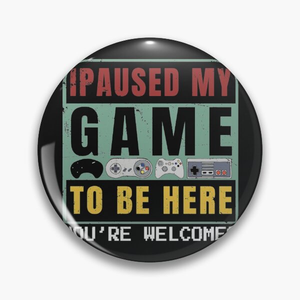 Item preview, I Paused My Game To Be Here T-ShirtI paused my game to be here you're welcome vintage designed and sold by TomHiddleston79.