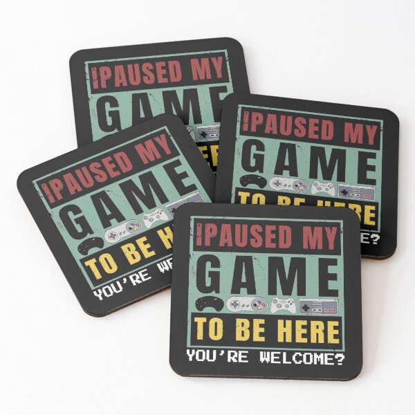 Item preview, I Paused My Game To Be Here T-ShirtI paused my game to be here you're welcome vintage designed and sold by TomHiddleston79.