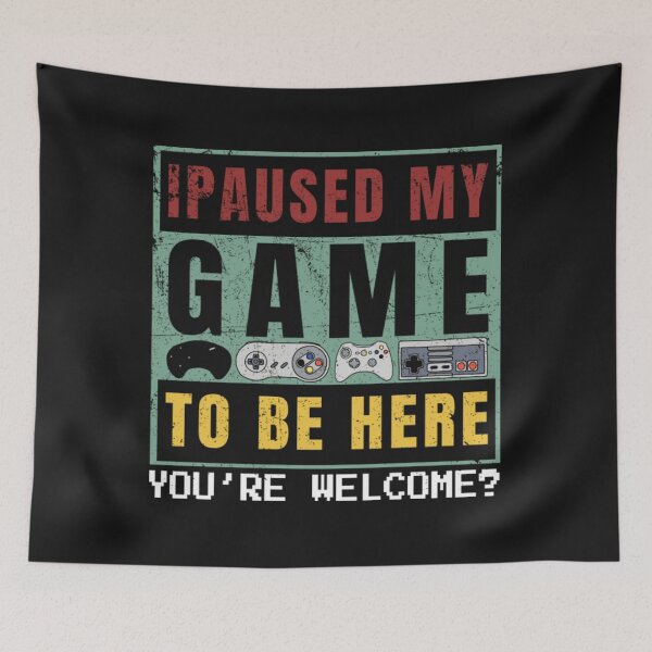 Item preview, I Paused My Game To Be Here T-ShirtI paused my game to be here you're welcome vintage designed and sold by TomHiddleston79.