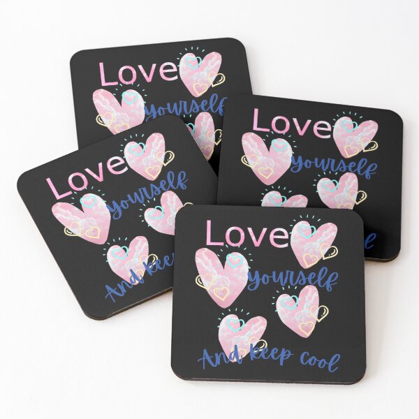 Item preview, love yourself and keep cool designed and sold by dalypdesign.